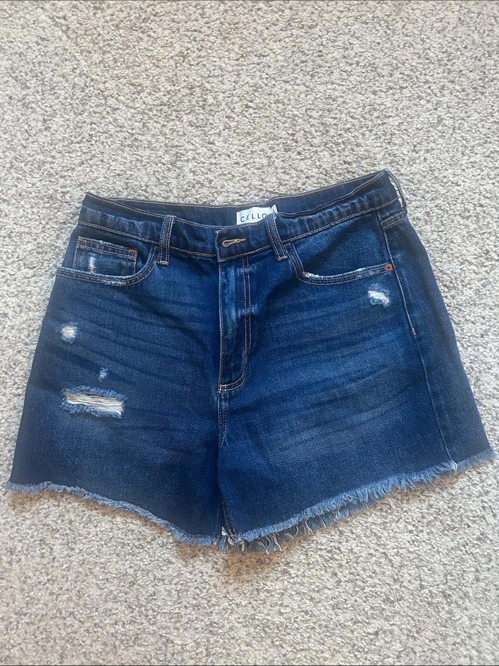 Cello Distressed Denim Shorts CJLA Revy